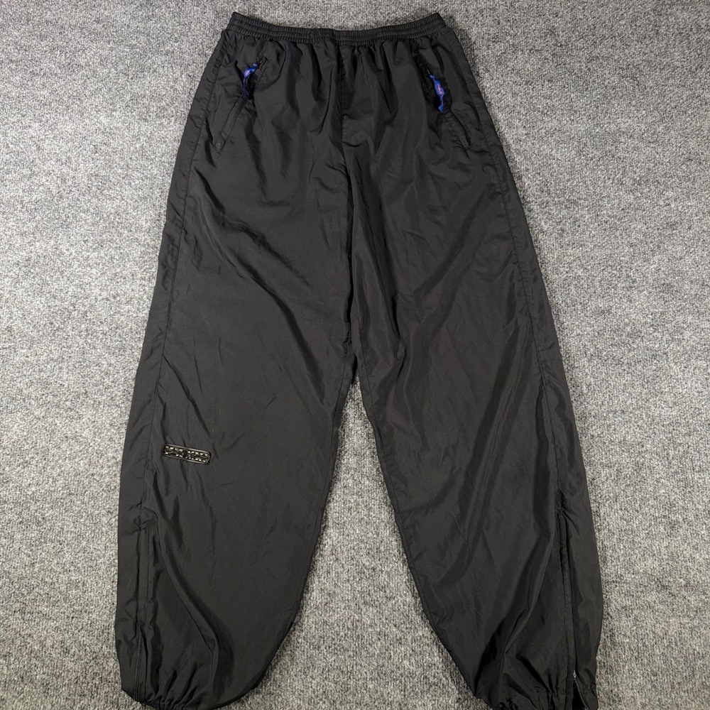Polo Sport Ralph Lauren Track Pants Vintage 90s Windbreaker Joggers M Black Mens